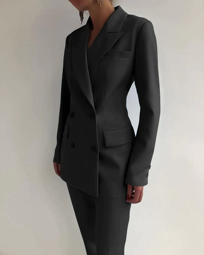 Elegant Blazer & Pants Set for Women