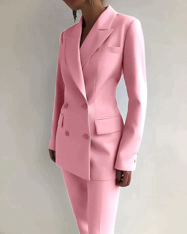 Elegant Blazer & Pants Set for Women