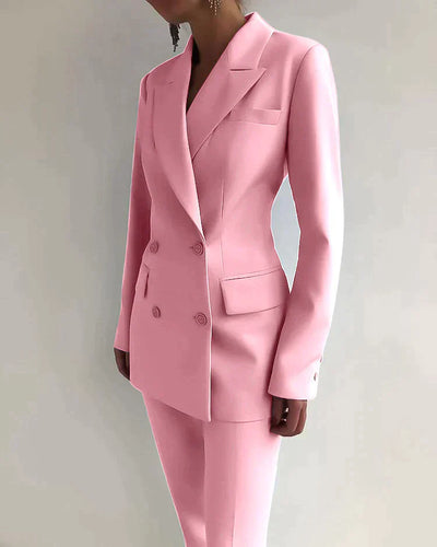 Elegant Blazer & Pants Set for Women