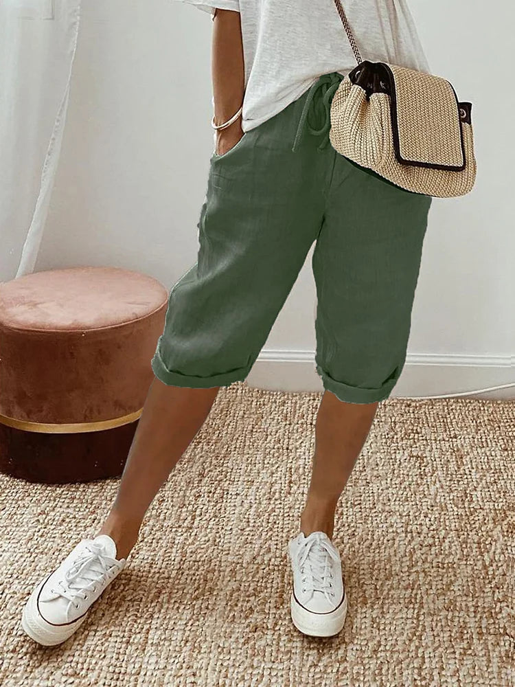 Stylish Cotton-Linen Pants for Women
