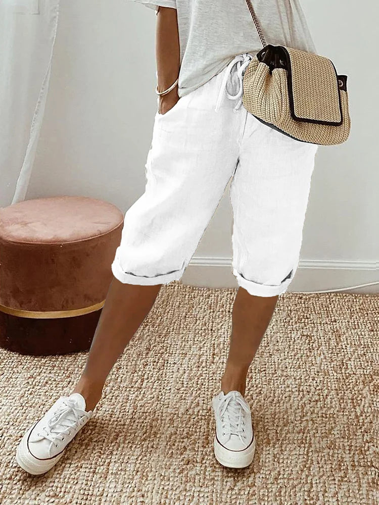 Stylish Cotton-Linen Pants for Women