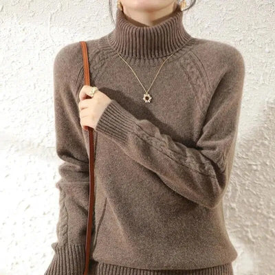 Warm Turtleneck Sweater for Women