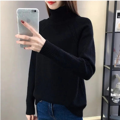 Warm Turtleneck Sweater for Women