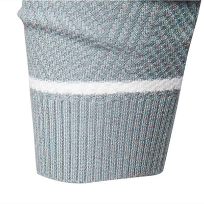 Striped Sweater with Round Neck for Men