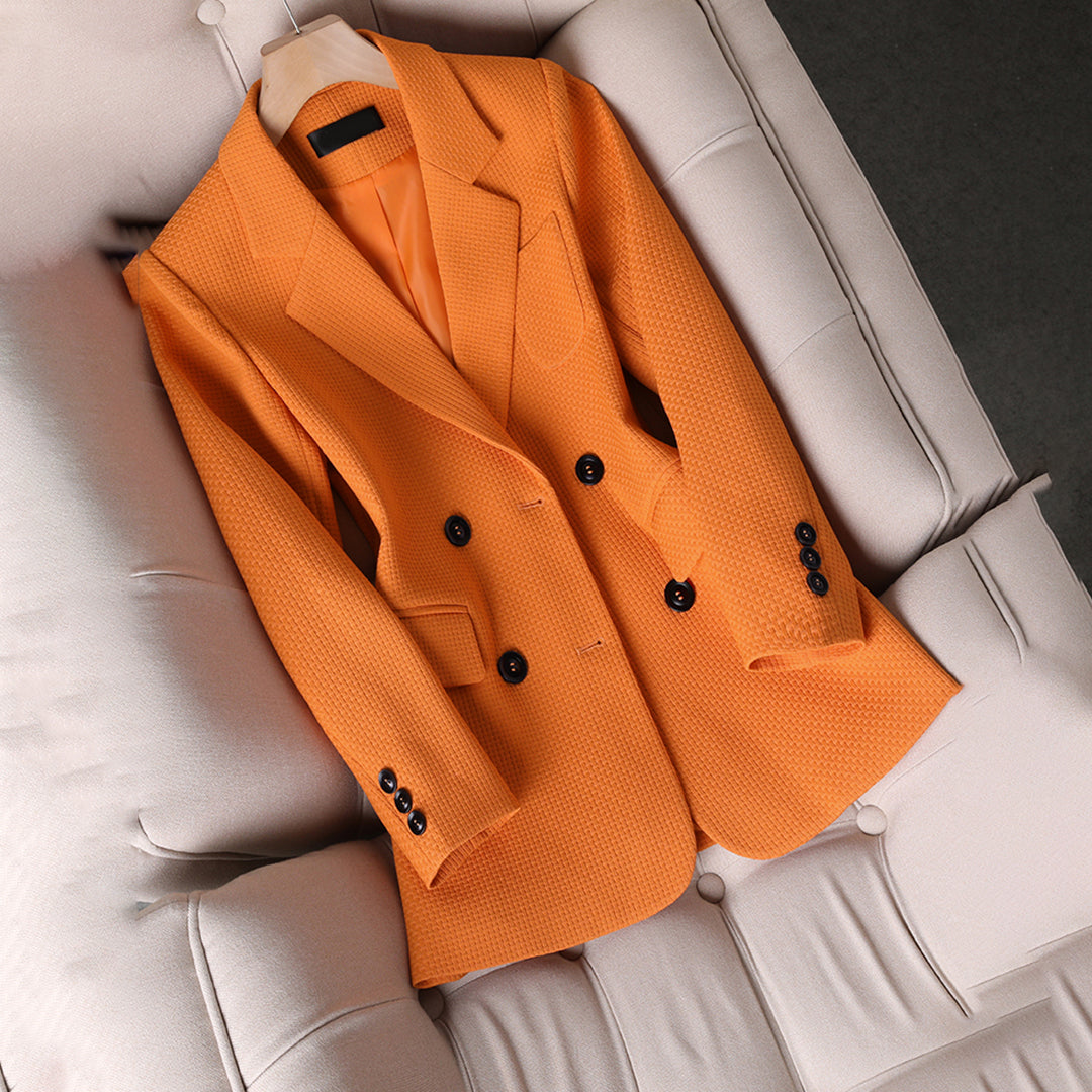 Elegant Orange Blazer for Women