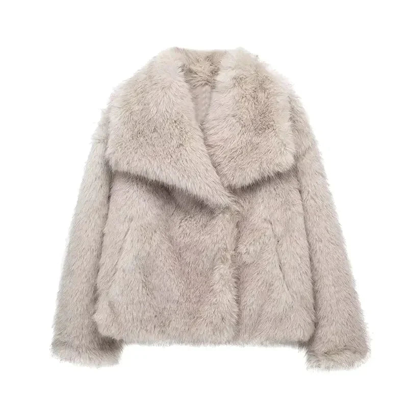 Faux Fur Winter Jacket for Women