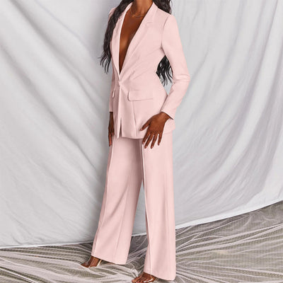 Elegant Blazer & Pants Set for Women