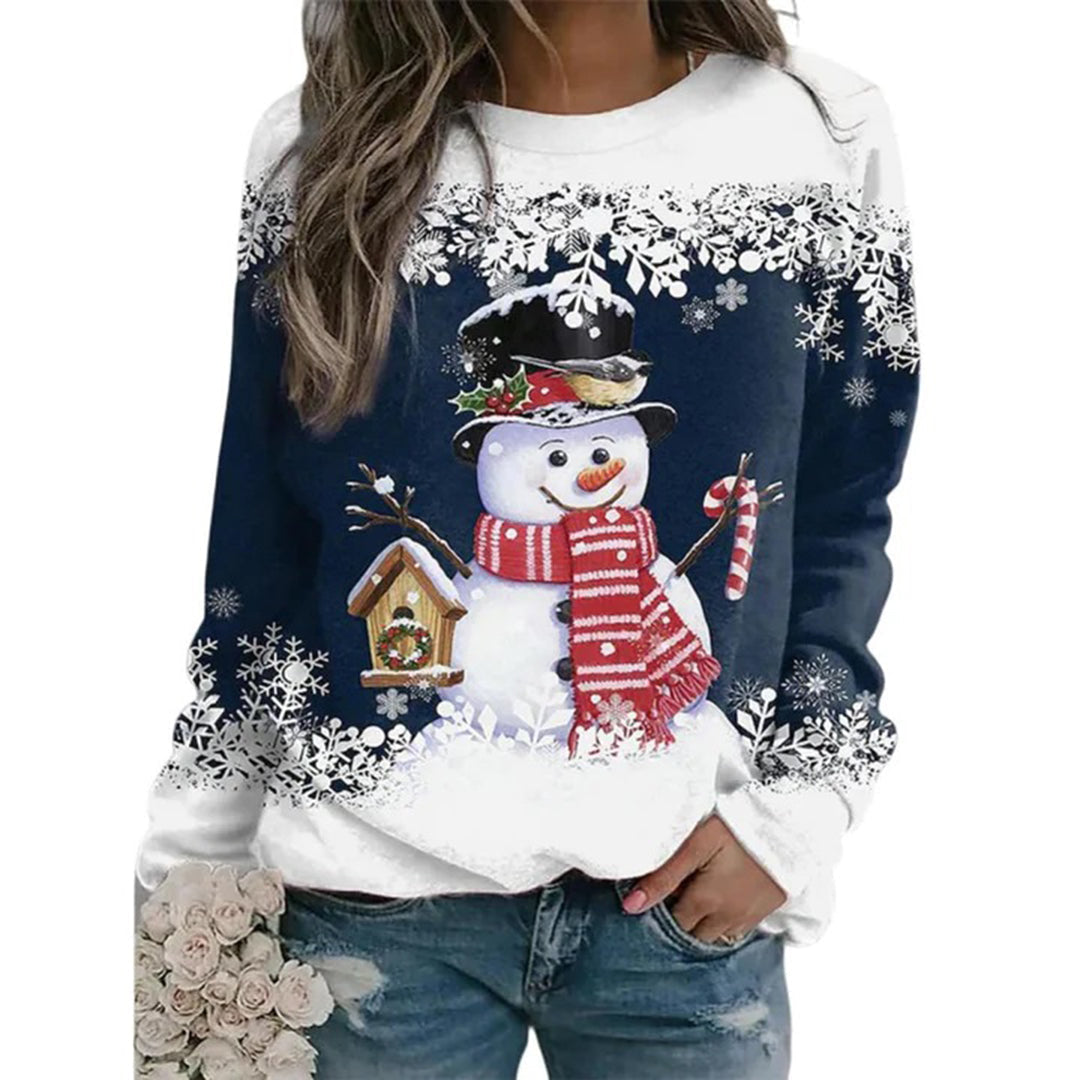 Christmas Sweater with Graphic Design for Women