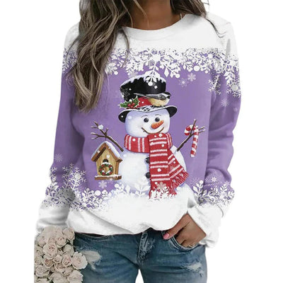 Christmas Sweater with Graphic Design for Women