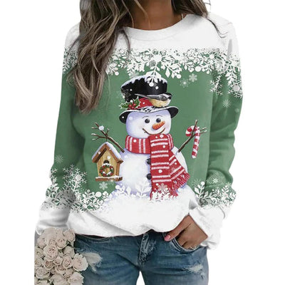 Christmas Sweater with Graphic Design for Women