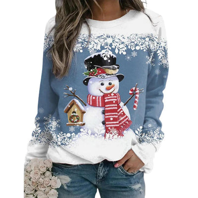 Christmas Sweater with Graphic Design for Women