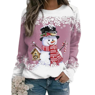 Christmas Sweater with Graphic Design for Women