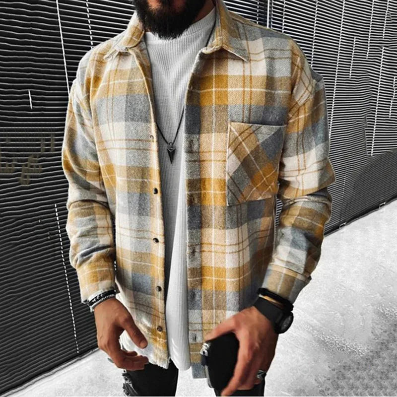 Winter Shirt with Long Sleeves for Men