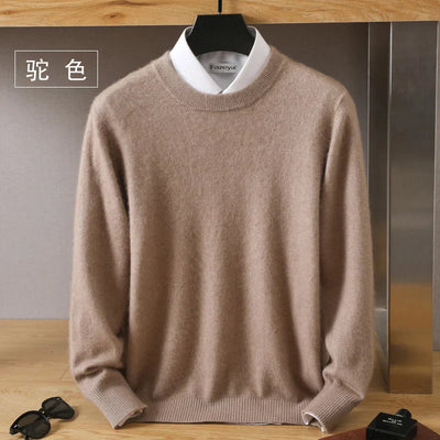 Japanese Knitted Cashmere Sweater for Men