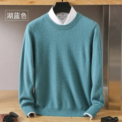 Japanese Knitted Cashmere Sweater for Men