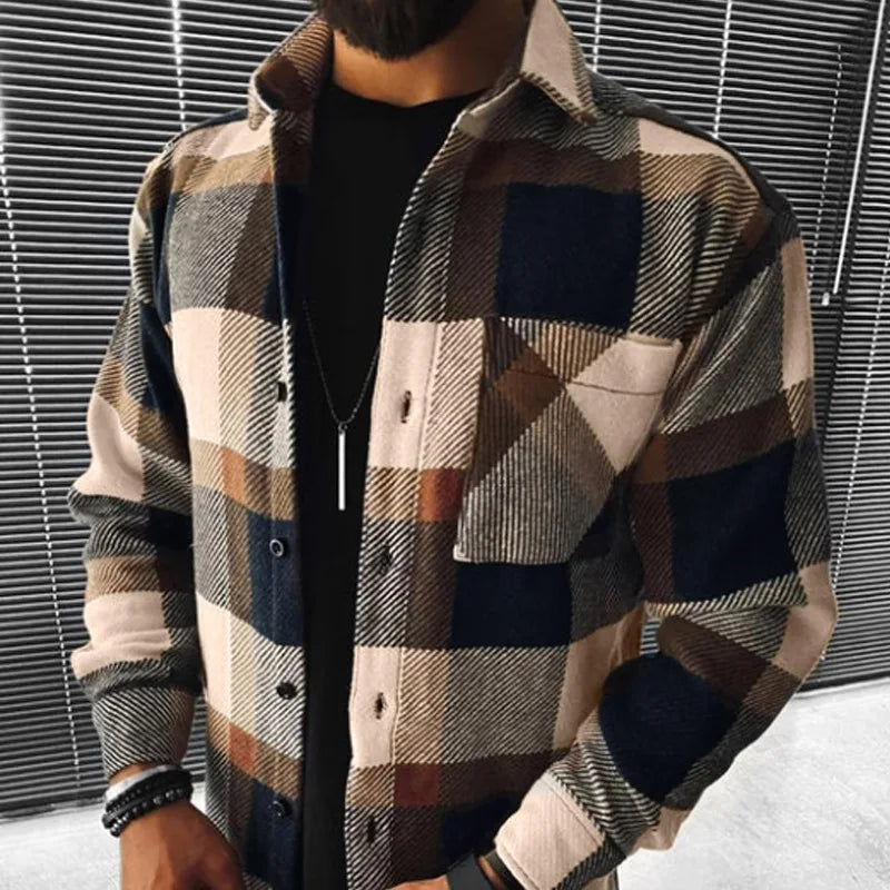 Winter Shirt with Long Sleeves for Men