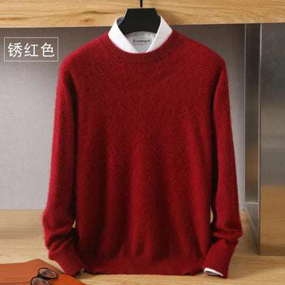 Japanese Knitted Cashmere Sweater for Men