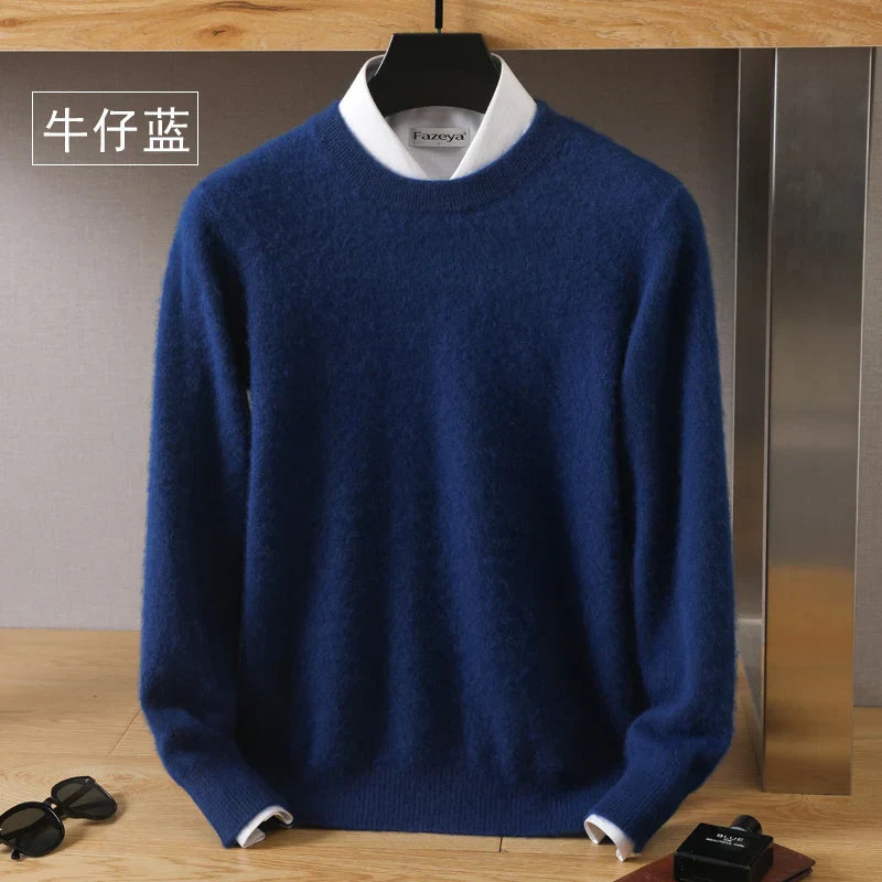 Japanese Knitted Cashmere Sweater for Men