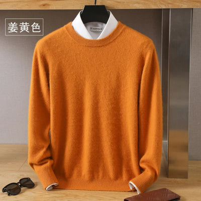 Japanese Knitted Cashmere Sweater for Men