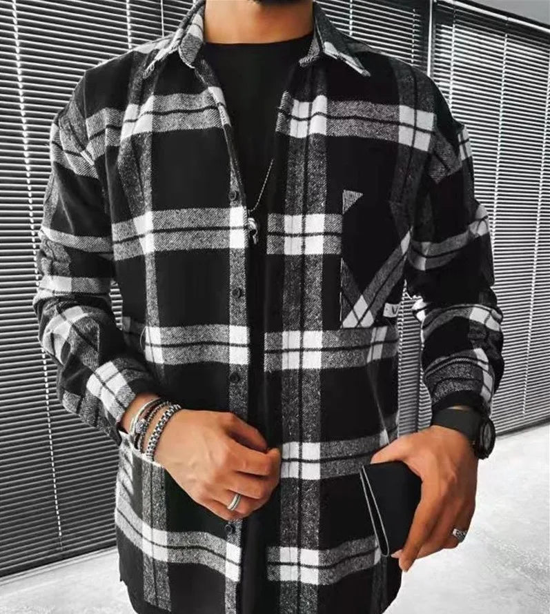 Winter Shirt with Long Sleeves for Men