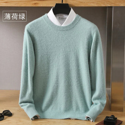 Japanese Knitted Cashmere Sweater for Men