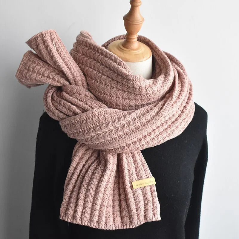 Cozy Knitted Wool Scarf