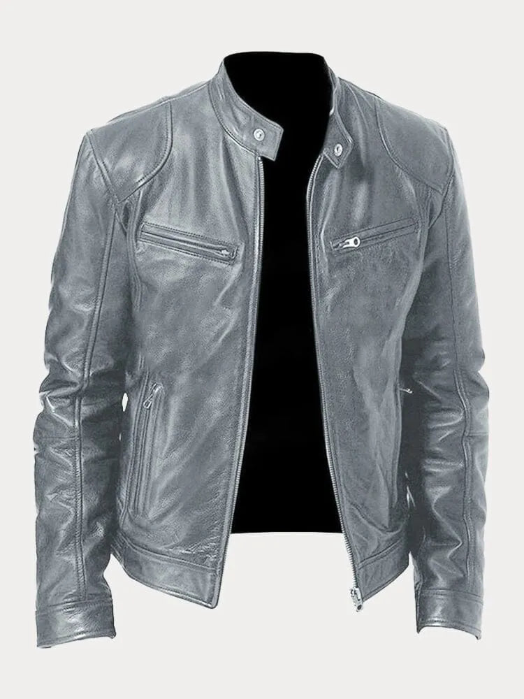 Casual Leather Jacket for Men