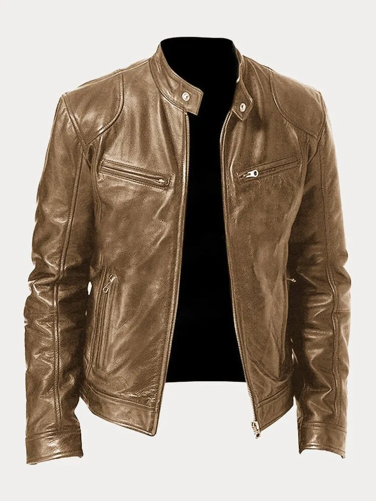 Casual Leather Jacket for Men