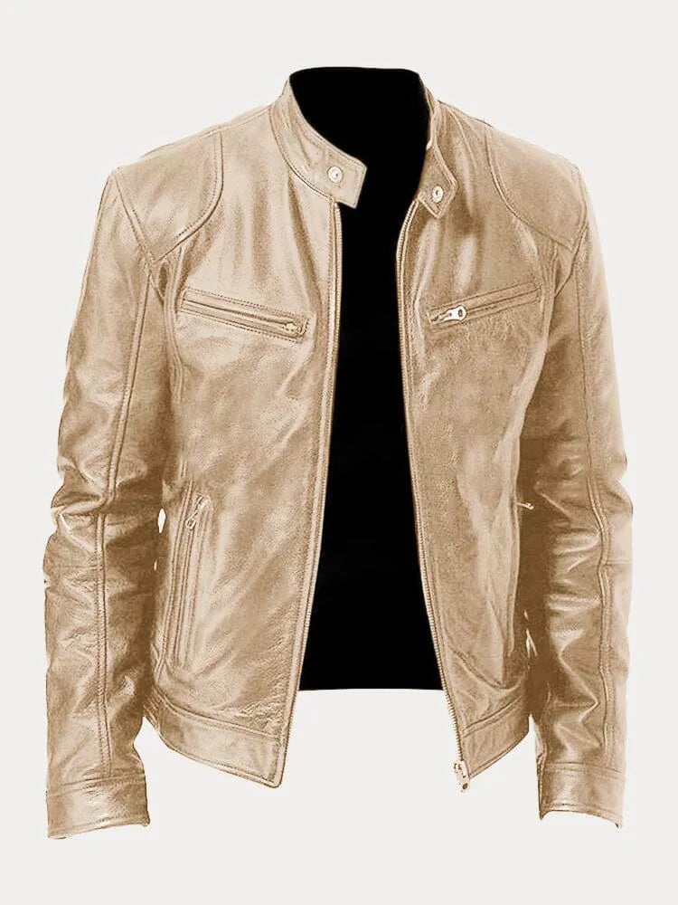 Casual Leather Jacket for Men