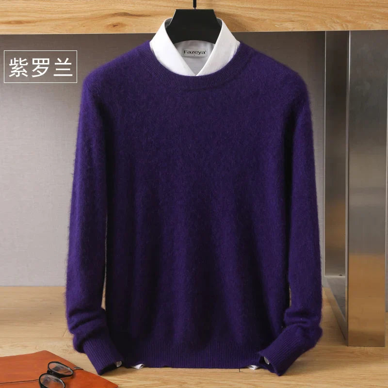 Japanese Knitted Cashmere Sweater for Men