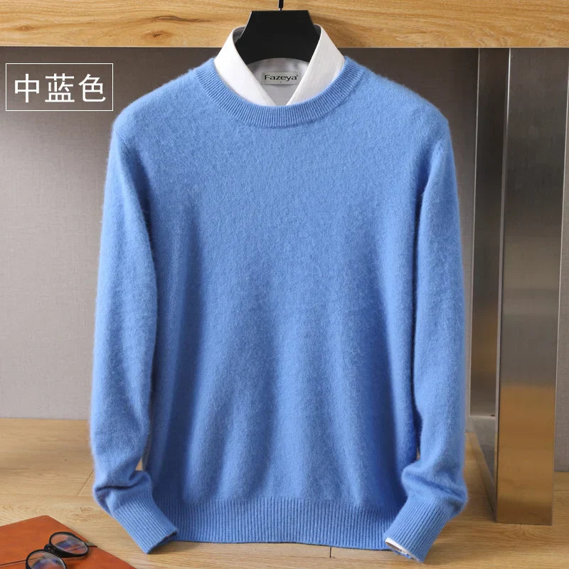 Japanese Knitted Cashmere Sweater for Men