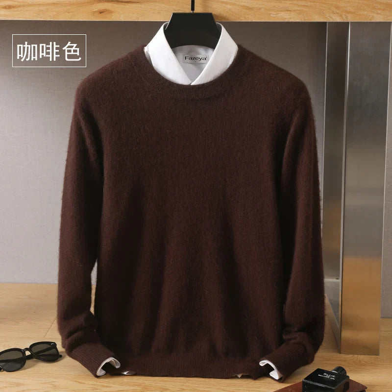 Japanese Knitted Cashmere Sweater for Men