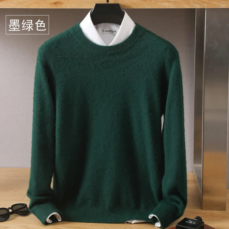 Japanese Knitted Cashmere Sweater for Men