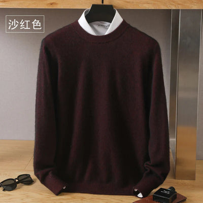 Japanese Knitted Cashmere Sweater for Men