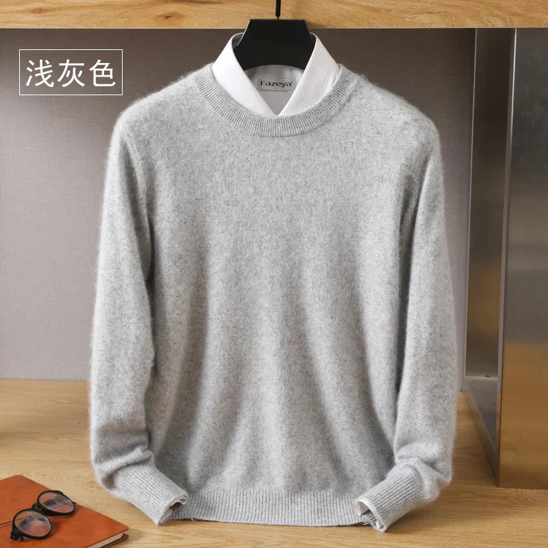 Japanese Knitted Cashmere Sweater for Men