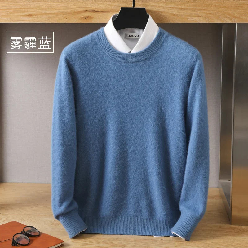 Japanese Knitted Cashmere Sweater for Men