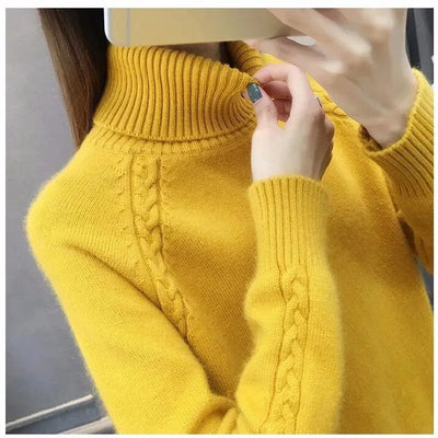 Warm Turtleneck Sweater for Women