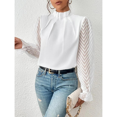 Casual Turtleneck Blouse for Women