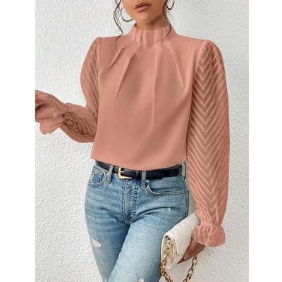 Casual Turtleneck Blouse for Women