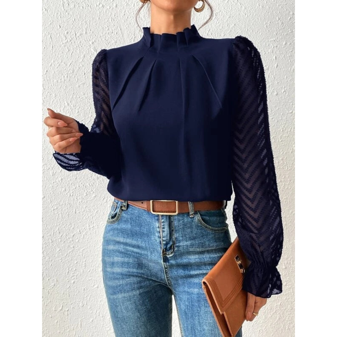 Casual Turtleneck Blouse for Women