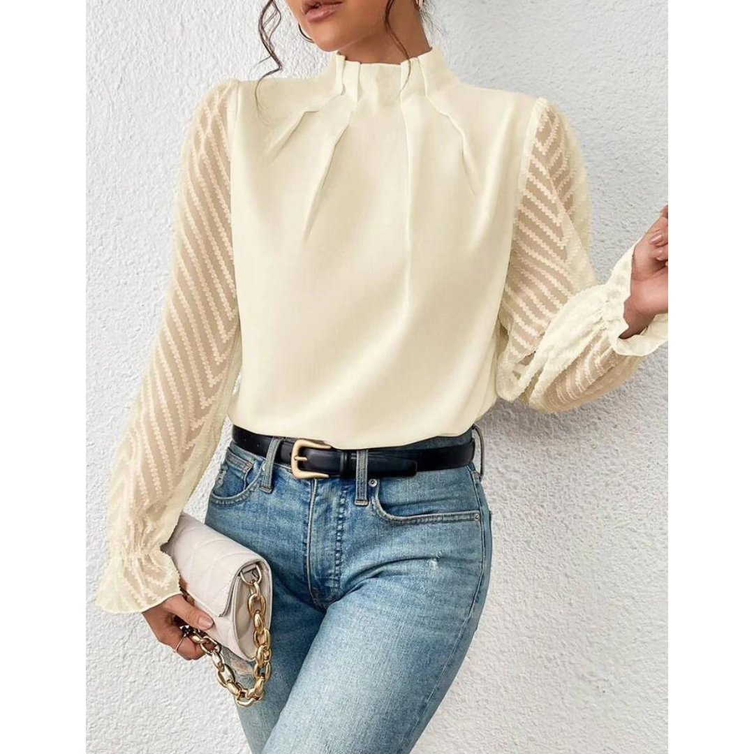 Casual Turtleneck Blouse for Women