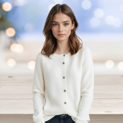 Elegant Cashmere Cardigan for Women