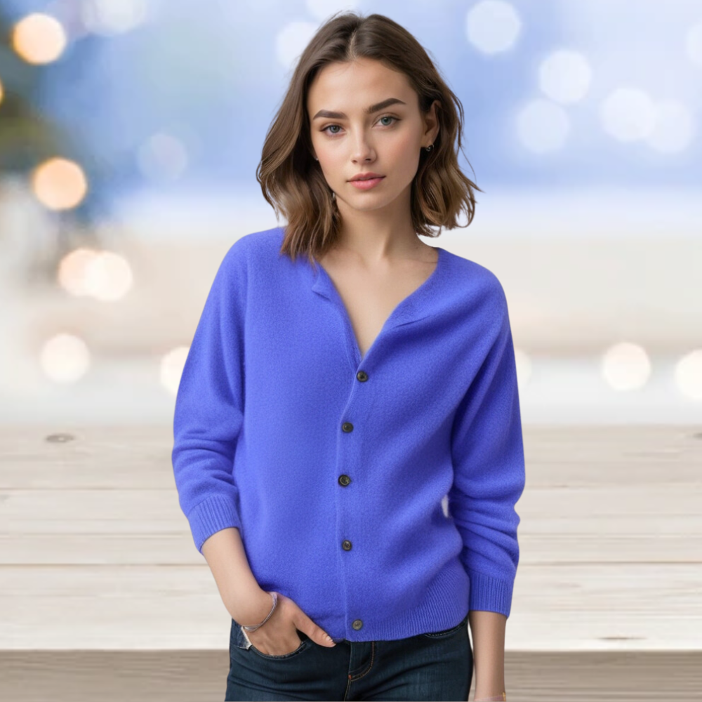 Elegant Cashmere Cardigan for Women