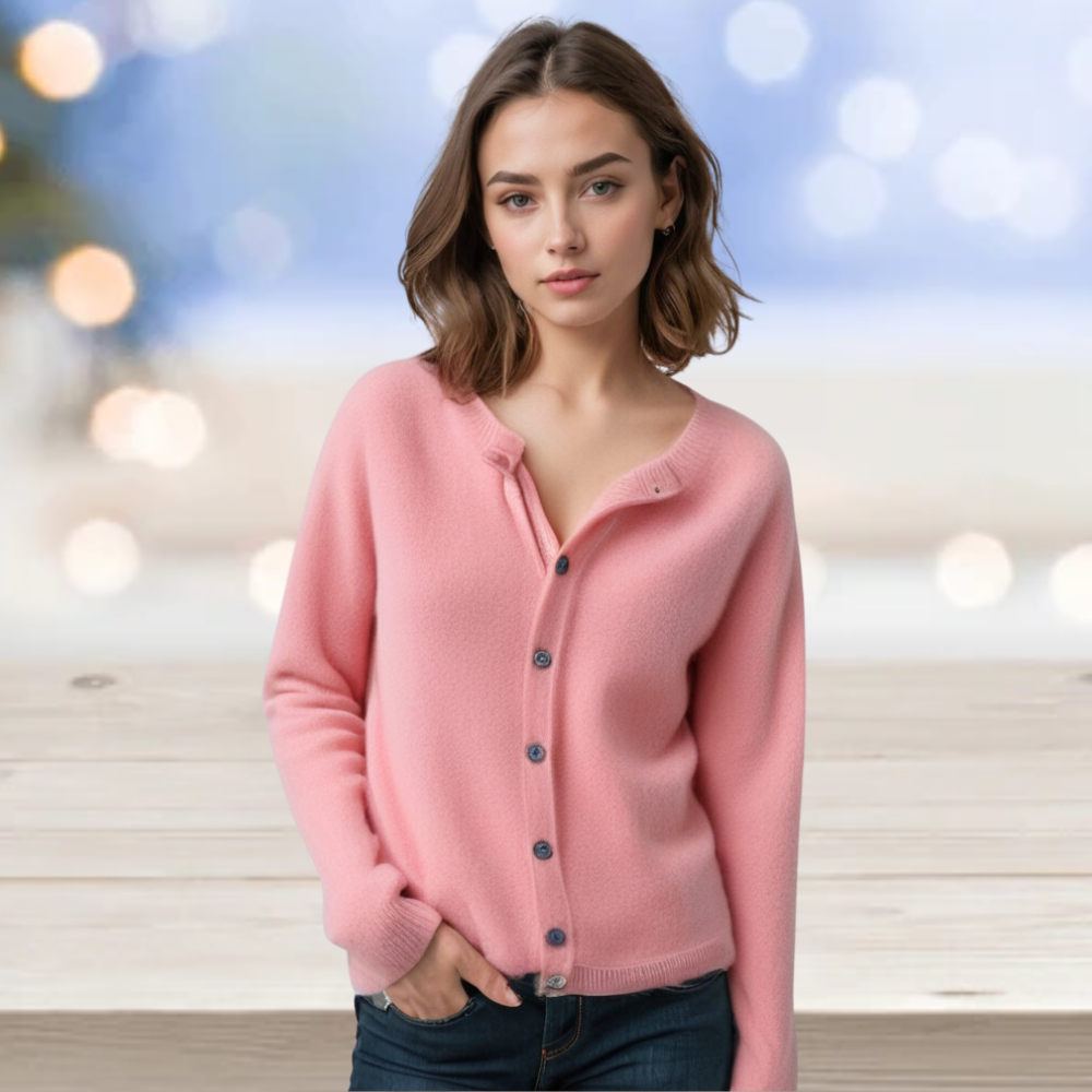 Elegant Cashmere Cardigan for Women