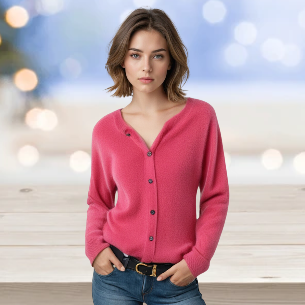 Elegant Cashmere Cardigan for Women