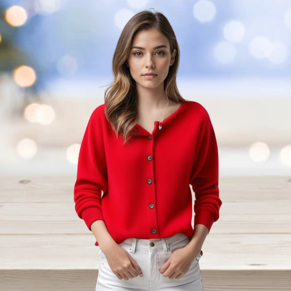 Elegant Cashmere Cardigan for Women