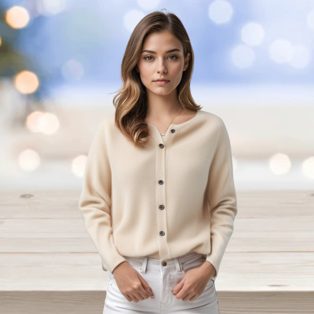 Elegant Cashmere Cardigan for Women