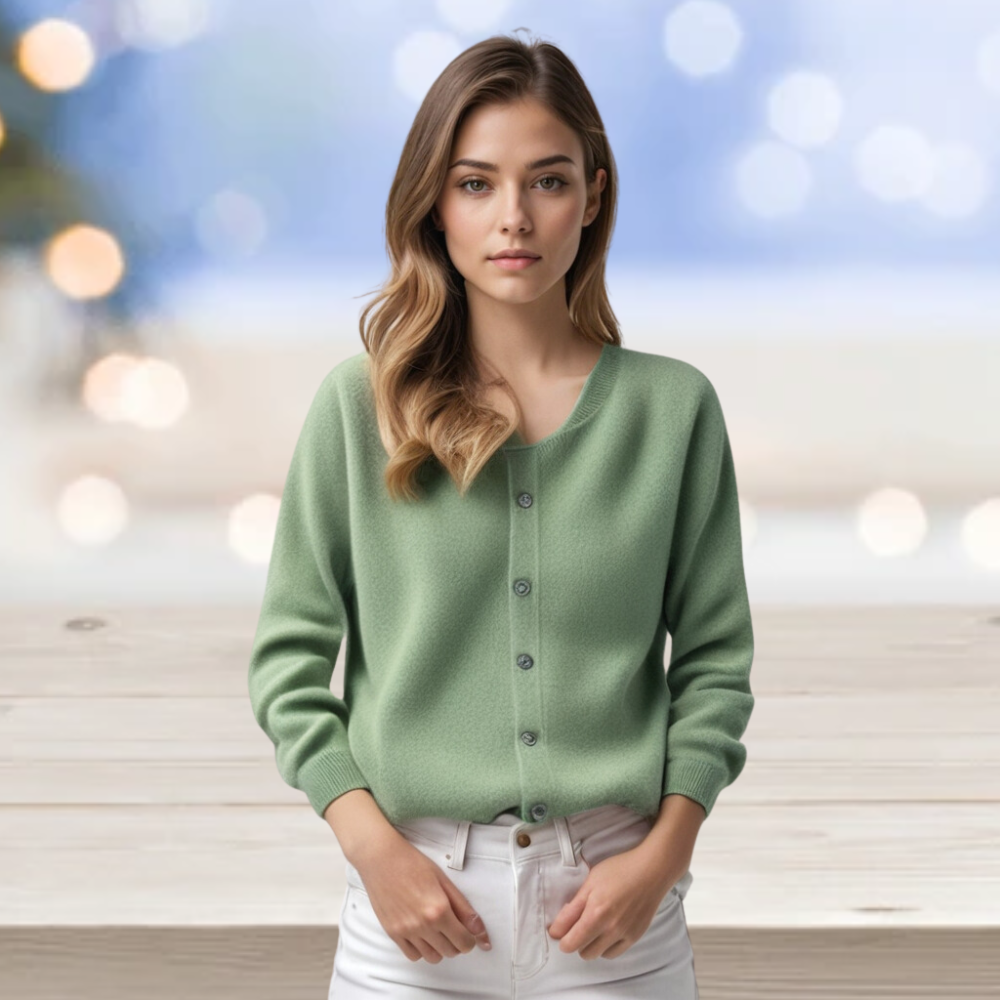 Elegant Cashmere Cardigan for Women