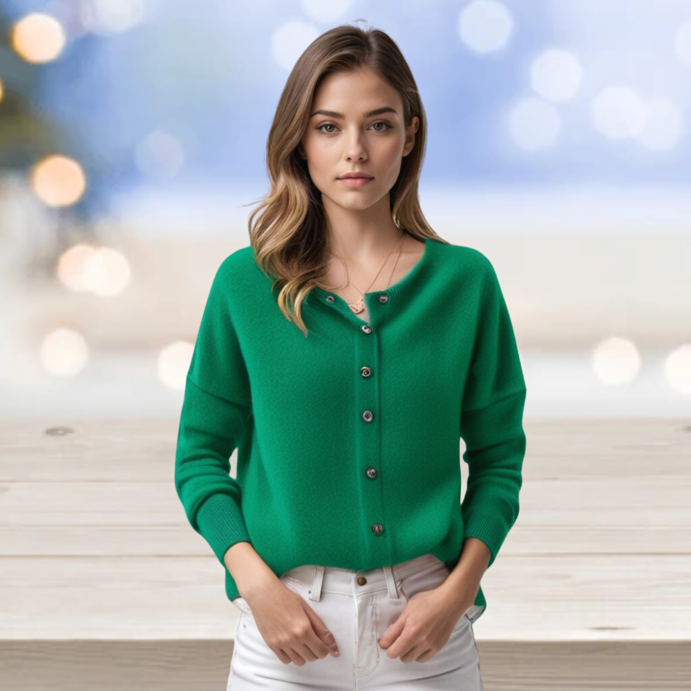 Elegant Cashmere Cardigan for Women