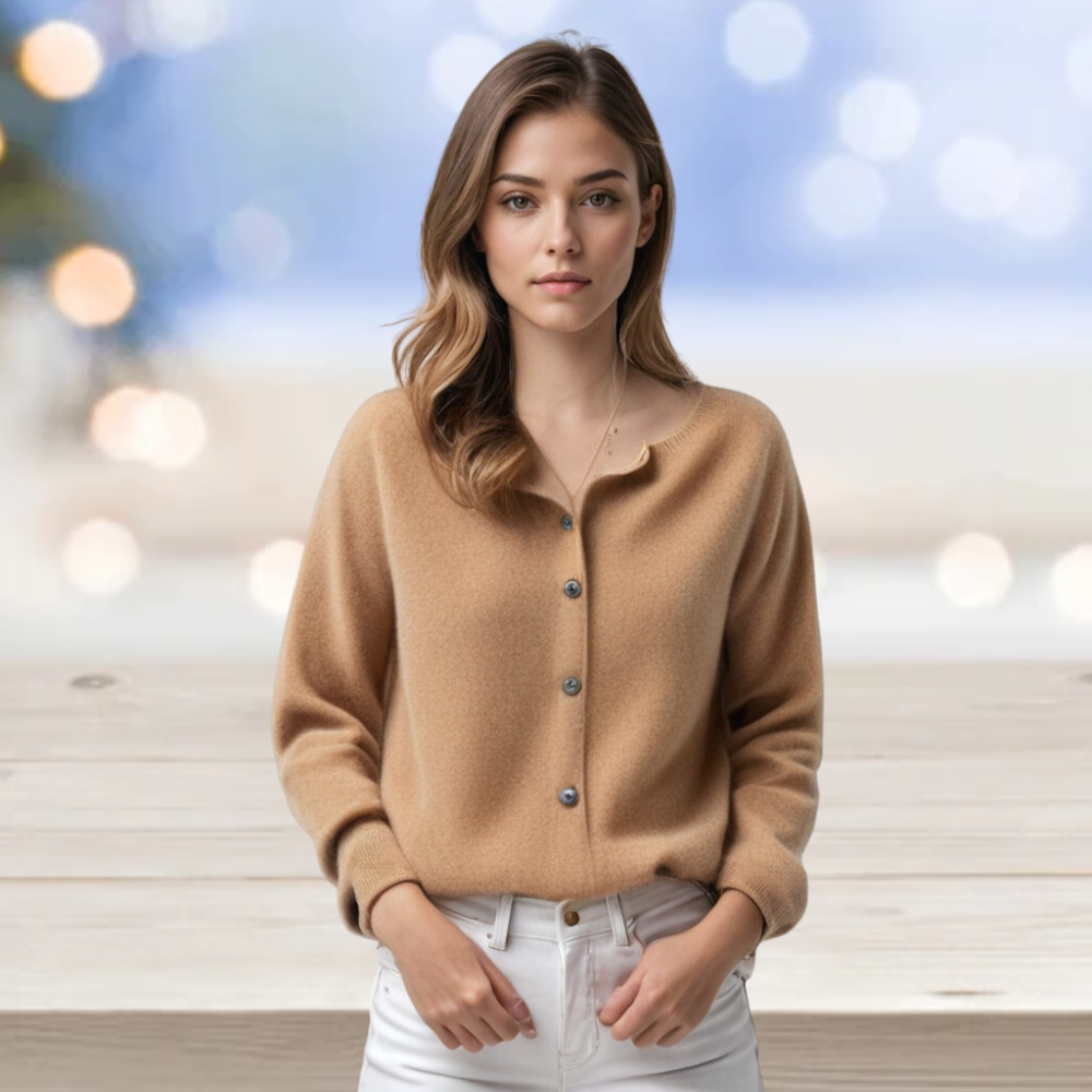 Elegant Cashmere Cardigan for Women